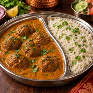 Lamb Kofte Curry & Jeera Rice